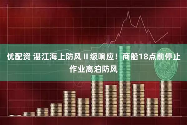 优配资 湛江海上防风Ⅱ级响应！商船18点前停止作业离泊防风