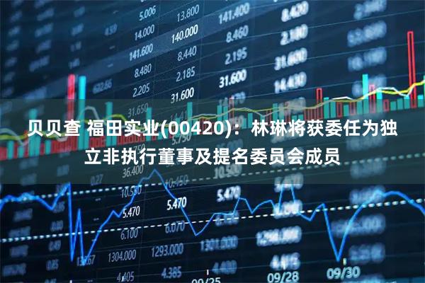 贝贝查 福田实业(00420)：林琳将获委任为独立非执行董事及提名委员会成员