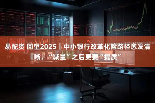 易配资 回望2025｜中小银行改革化险路径愈发清晰，“减量”之后更要“提质”